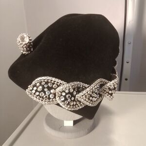 Fancy velvet hat
